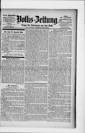 Volks-Zeitung vom 19.09.1894