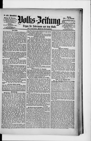 Volks-Zeitung vom 24.09.1894