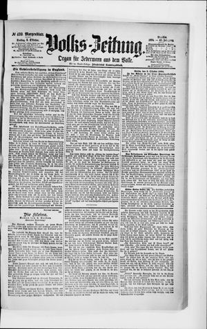 Volks-Zeitung vom 05.10.1894