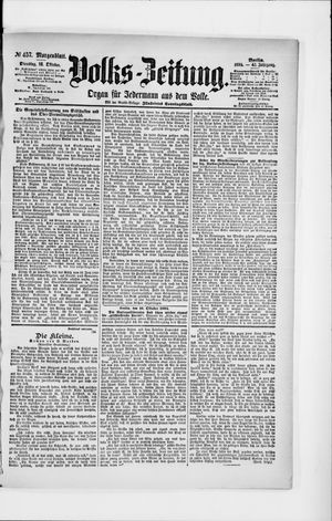 Volks-Zeitung vom 16.10.1894