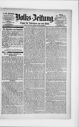 Volks-Zeitung vom 17.10.1894
