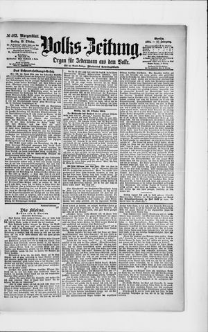 Volks-Zeitung vom 19.10.1894