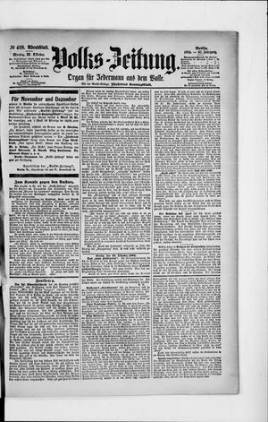 Volks-Zeitung vom 22.10.1894
