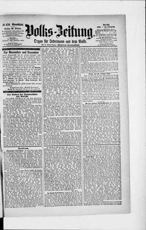 Volks-Zeitung vom 26.10.1894