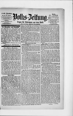 Volks-Zeitung vom 30.10.1894