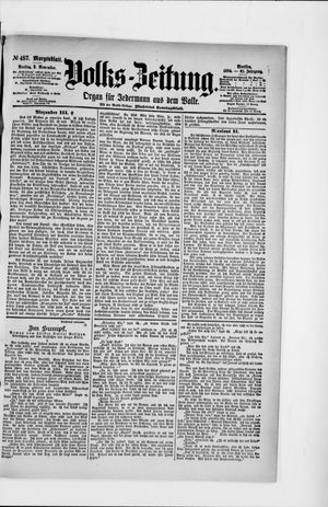 Volks-Zeitung vom 02.11.1894