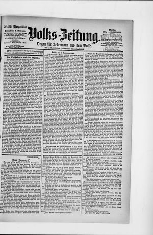 Volks-Zeitung vom 03.11.1894