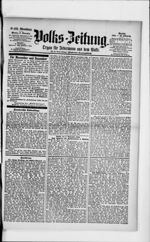Volks-Zeitung vom 05.11.1894