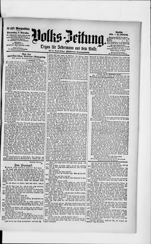 Volks-Zeitung vom 08.11.1894