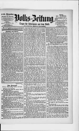 Volks-Zeitung on Nov 10, 1894