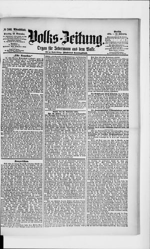Volks-Zeitung vom 13.11.1894