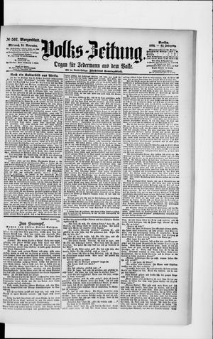 Volks-Zeitung vom 14.11.1894