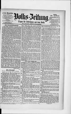 Volks-Zeitung vom 16.11.1894