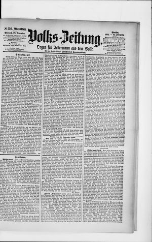Volks-Zeitung vom 28.11.1894