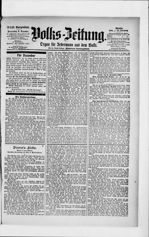 Volks-Zeitung vom 06.12.1894