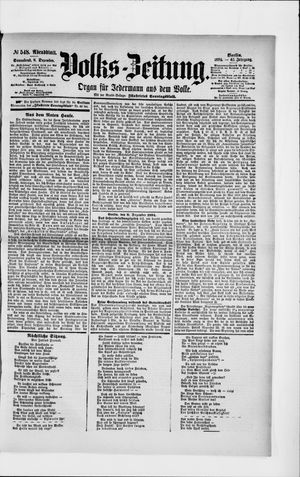 Volks-Zeitung vom 08.12.1894
