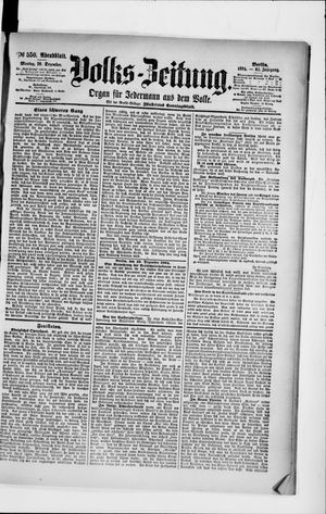 Volks-Zeitung vom 10.12.1894