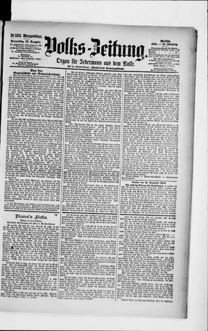 Volks-Zeitung vom 13.12.1894