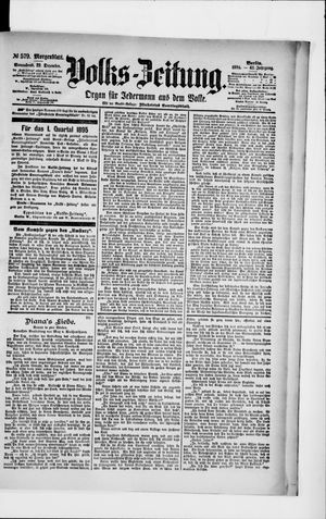 Volks-Zeitung vom 29.12.1894