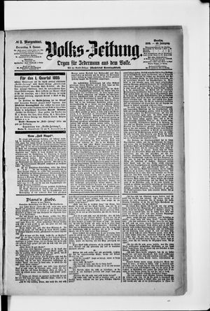 Volks-Zeitung vom 03.01.1895