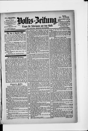 Volks-Zeitung vom 04.01.1895