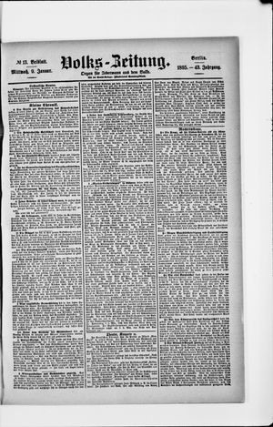 Volks-Zeitung vom 09.01.1895