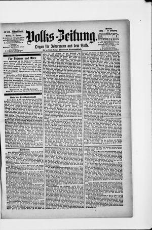 Volks-Zeitung vom 18.01.1895