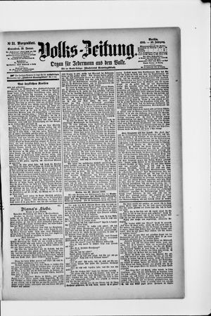 Volks-Zeitung vom 19.01.1895