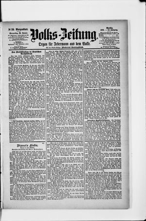Volks-Zeitung vom 24.01.1895