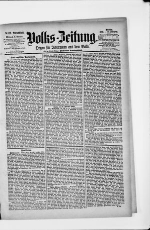 Volks-Zeitung on Feb 6, 1895