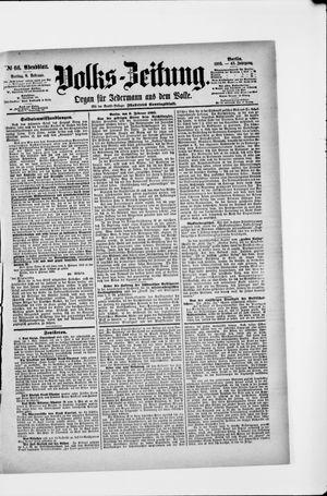 Volks-Zeitung on Feb 8, 1895