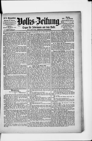 Volks-Zeitung on Feb 12, 1895