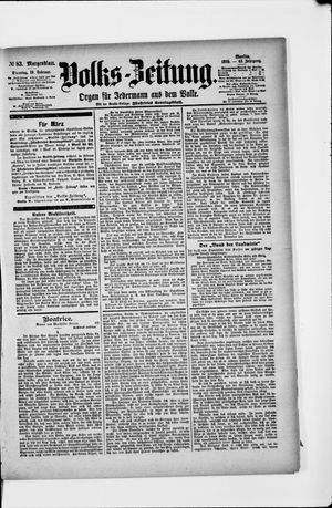 Volks-Zeitung on Feb 19, 1895