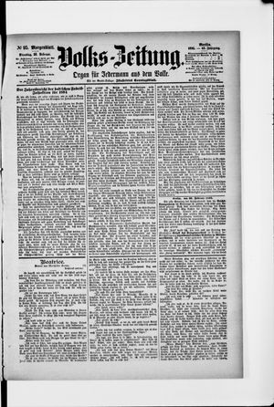 Volks-Zeitung vom 26.02.1895