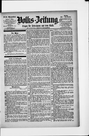 Volks-Zeitung vom 01.03.1895