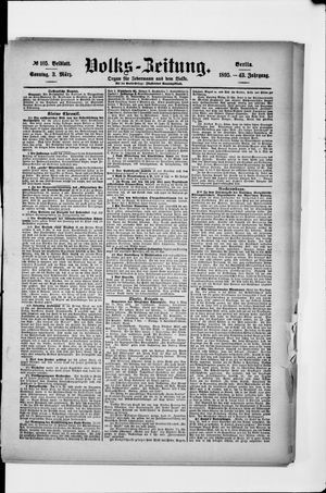 Volks-Zeitung vom 03.03.1895