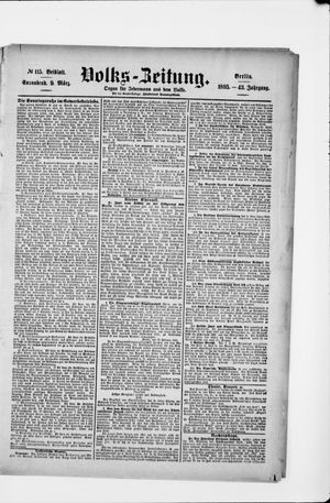 Volks-Zeitung vom 09.03.1895
