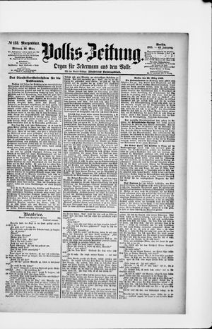 Volks-Zeitung on Mar 20, 1895