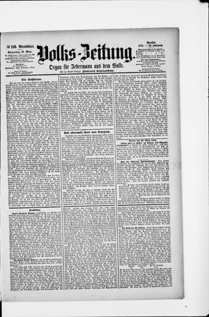 Volks-Zeitung on Mar 21, 1895