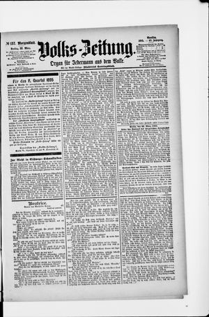 Volks-Zeitung on Mar 22, 1895