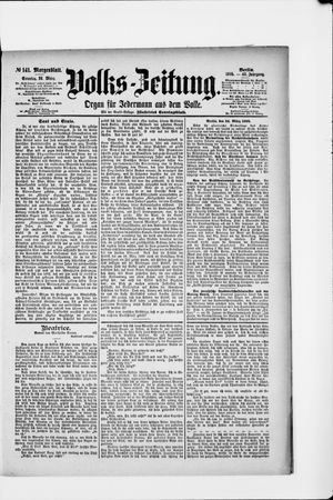 Volks-Zeitung on Mar 24, 1895