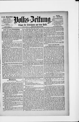 Volks-Zeitung on Mar 29, 1895