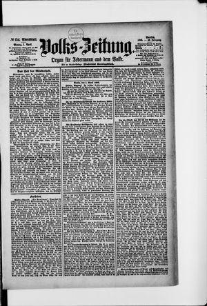 Volks-Zeitung on Apr 1, 1895