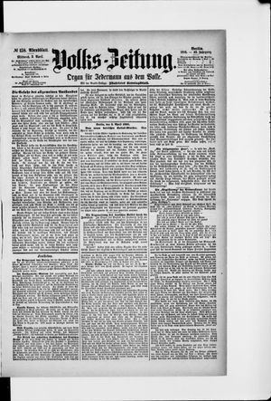 Volks-Zeitung vom 03.04.1895