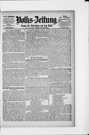 Volks-Zeitung vom 04.04.1895