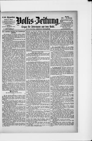 Volks-Zeitung vom 05.04.1895