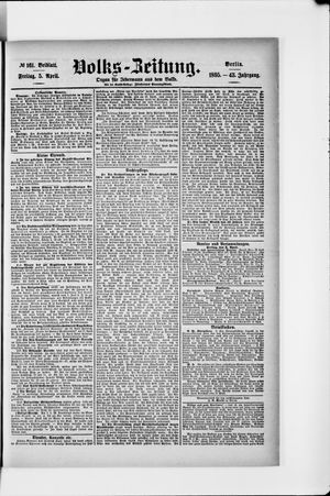 Volks-Zeitung vom 05.04.1895