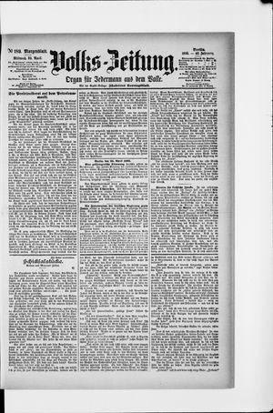 Volks-Zeitung vom 24.04.1895