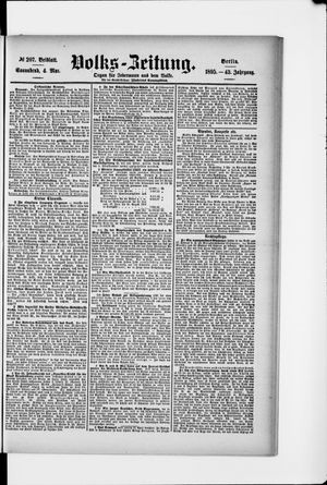 Volks-Zeitung on May 4, 1895