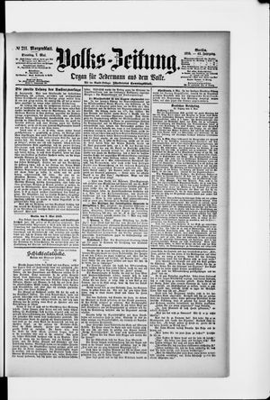 Volks-Zeitung vom 07.05.1895